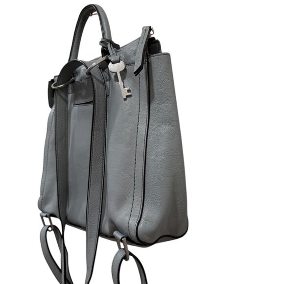 Fossil Parker Convertible Small Backpack In Light Blue main image 11